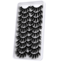 Artificial Mink Eyelashes 10 Pairs 3D 25