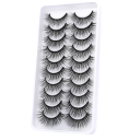 Artificial Mink Eyelashes 10 Pairs 3D 8