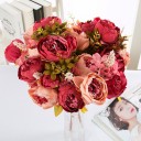 Artificial Mixed Peony Bouquet J3460 9