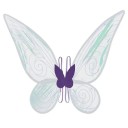 Asas de fantasia de borboleta decorativas transparentes para fantasia em várias cores, acessório para fantasia de carnaval e festas temáticas 6