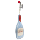 Asciugamano assorbente a due strati 31 x 19 cm Asciugamano in poliestere ad asciugatura rapida con gancio Motivazione bottiglie blu per cucina e bagno 2