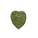 Asciugamano da appendere a forma di foglia assorbente rinforzato in tessuto asciugamano verde accessorio da cucina e bagno da appendere 1