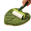 Asciugamano da appendere a forma di foglia assorbente rinforzato in tessuto asciugamano verde accessorio da cucina e bagno da appendere 2