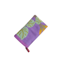Asciugamano in cotone per mani ad asciugatura rapida assorbente 34 x 40 cm garza a quattro strati viola con fiori gialli e foglie verdi per la cucina 3