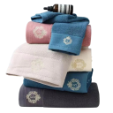 Asciugamano in cotone per mani e viso assorbente morbido 35 x 75 cm ad assorbimento rapido dell'umidità disponibile in più colori per bagno e sport 13