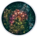 Asciugamano in microfibra con motivo mandala 23