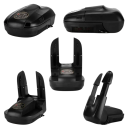 Asciugatrice elettrica per scarpe con rimuovitore di odori all'ozono 220V 200W Struttura pieghevole con timer 99 min Braccia regolabili 33 cm 2