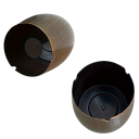 Ashtray with Lid 9×11×7.5 cm Iron Windproof Smokeless Odourless Ashtray Indoor and Outdoor Metal Ashtray Practical Tool 2