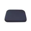 Asiento de espuma viscoelástica 40x40x4 cm con funda de poliéster Cojín cómodo para silla y coche Soporte ergonómico para la espalda 3