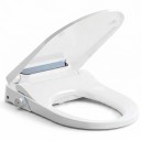 Asiento de inodoro inteligente con bidet Asiento calefaccionado y secado por aire caliente 475 x 435 x 110 mm Pantalla LED Forma de V Blanca 4