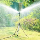 Aspersor trepied cu înălțime reglabilă și cap de pulverizare la 360° pentru irigarea grădinii 4