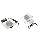 Aspirador de mesa embutido para unhas 6W Aspirador de pó prateado com ventilador ficha EU 15×20×5 cm com 3 sacos 2