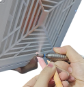 Aspirador de pó sem escovas para unhas 120W Branco com filtro removível Velocidade ajustável 6000–12000 rpm Manicure profissional WL007 8