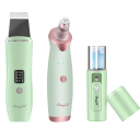 Aspirador de poros, limpador de pele ultrassónico e vaporizador hidratante de rosto 2