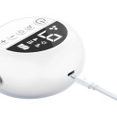 Aspirador nasal eléctrico para niños y recién nacidos 9 niveles de succión Batería 2500 mAh Música y luz nocturna 3 accesorios Blanca Para limpiar 4
