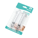 Aspirador nasal infantil 2 pcs 10 ml Seringa de silicone 12 cm Aspirador de muco Silicone + PP Material macio Fácil de limpar Cuidados 2