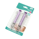Aspirador nasal para bebé, 2 unidades, jeringa de silicona de 10 ml, 12 cm, aspirador de moco, silicona + PP, material suave, fácil 6