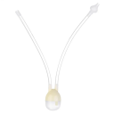 Aspirador nasal para recém-nascidos 21 x 3,2 cm Aspirador de muco em silicone e PP Seguro para crianças Fácil de limpar Cuidado suave do nariz 3