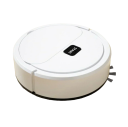 Aspirador robótico multifuncional Combinação de aspiração, varrição e esfregagem Aspirador automático recarregável Mini limpador de pisos 16 x 16 x 5,4 cm 3