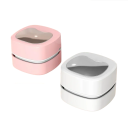 Aspirapolvere mini da tavolo senza fili per tastiere Pulitore elettrico ricaricabile con funzionamento silenzioso Rotazione a 360° 5V/1A 2,6 W Design portatile 5