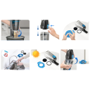 Aspirateur à main R6X 600W 20kPa Puissant pouvoir d'aspiration Filtration à 5 niveaux Câble de 5m Noir Aspirateur portable pour voiture sols durs et appareils ménagers 3