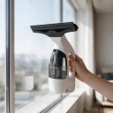 Aspirator cu acumulator pentru feronerie și racletă 2 în 1 3500 mAh Curățător de feronerie reîncărcabil cu pulverizator și manșon din microfibră Alb 2