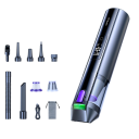 Aspirator fără fir Cafele 15000Pa 100W 12V 6000mAh 4 în 1 Filtru HEPA Ecran LCD Pompa de aer Ventilator Etanșare vid cu 5 duze 1