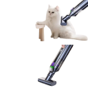 Aspirator fără fir Cafele 15000Pa 100W 12V 6000mAh 4 în 1 Filtru HEPA Ecran LCD Pompa de aer Ventilator Etanșare vid cu 5 duze 8