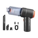 Aspirator manual fără fir pentru mașină 2 în 1 Aspirare și suflare 17 x 12,5 x 8,5 cm ABS Filtru lavabil Încărcare USB Negru Pentru mașină și acasă 1