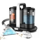 Aspirator manual pentru tapițerie și covoare 750 W 3 în 1 Spray Perie și Aspirație 15000 Pa Aspirator portabil pentru scaune Rezervor 1,5 l + 0,85 l 2