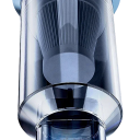 Aspirator mini fără fir SZUK 19,5x6,8x19,5 cm 100W 11,1V 2000mAh*3 Filtru HEPA Încărcare Tip-C 15kPa putere de aspirație Aspirator portabil manual albastru 2