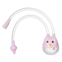 Aspirator nazal pentru nou-născuți din PP și silicon 21x3,2 cm cu recipient cu tematică de bufniță pentru copii, aspirare igienică 3