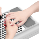 Aspirator profesional pentru unghii cu viteză ajustabilă și aspirație de 360° Model wireless gri cu filtru și baterie reîncărcabilă 4h funcționare Manichiură 4