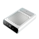 Aspirator profesional pentru unghii cu viteză ajustabilă și aspirație de 360° Model wireless gri cu filtru și baterie reîncărcabilă 4h funcționare Manichiură 9