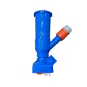 Aspiratore subacqueo per piscina con spazzola asta telescopica a 3 pezzi manico universale Aspiratore manuale per la pulizia del fondo e delle pareti della piscina 4