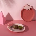 Assiette en forme de fraise 4