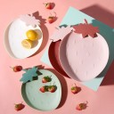 Assiette en forme de fraise 5
