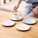 Assiette en plastique chat 4