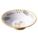 Assiette peinte avec des animaux 9