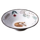 Assiette peinte avec des animaux 11