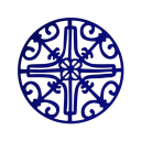 Assiette plate en céramique ronde de 20,32 cm avec motif ornemental en croix assiette décorative pour servir des desserts et des plats 2