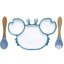 Assiette pour enfants avec couverts 3 pièces 1