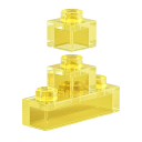 Astronaut luminos 9.2 x 4.5 x 9.3 cm Micro cărămizi LED set de construcție Mic astronaut pe Lună Blocuri spațiale set educativ pentru adulți și copii 3