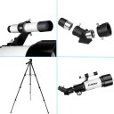 Astronomický dalekohled SVBONY SV501P refraktor 60 mm 400 mm ohnisko s 45° hranolem a stativem pro pozorování měsíce a hvězd 7