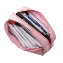 Astuccio da ragazza con gatto e due tasche con zip 21 x 10,5 x 5,5 cm 2