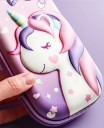 Astuccio scolastico con motivo unicorno 2