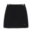 Asymetryczna mini spódniczka damska czarna 1