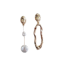 Asymmetrical Baroque Pearl Earrings for Ladies Fashion Jewellery for Parties, Weddings, Birthdays, Anniversaries, Daily Wear 5