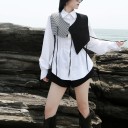 Asymmetrisch vest voor dames P2038 2
