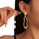 Asymmetrische barocke Perlenohrringe für Damen Modischer Schmuck für Partys, Hochzeiten, Geburtstage, Jubiläen, tägliches Tragen 1